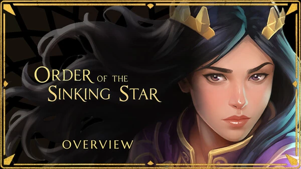 Official Order of the Sinking Star overview trailer cover showing the crowned queen.
