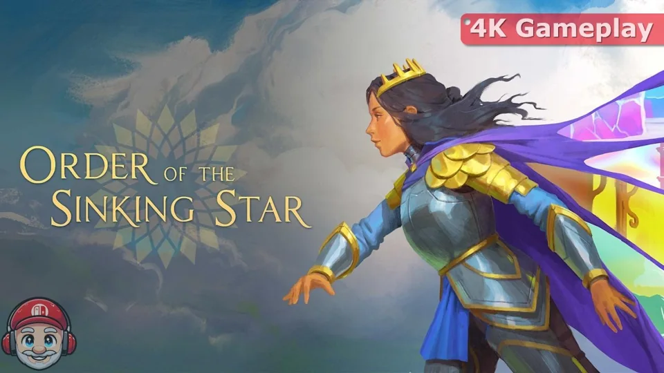 Order of the Sinking Star recording cover showing the Queen, game title and a 4K Gameplay label.